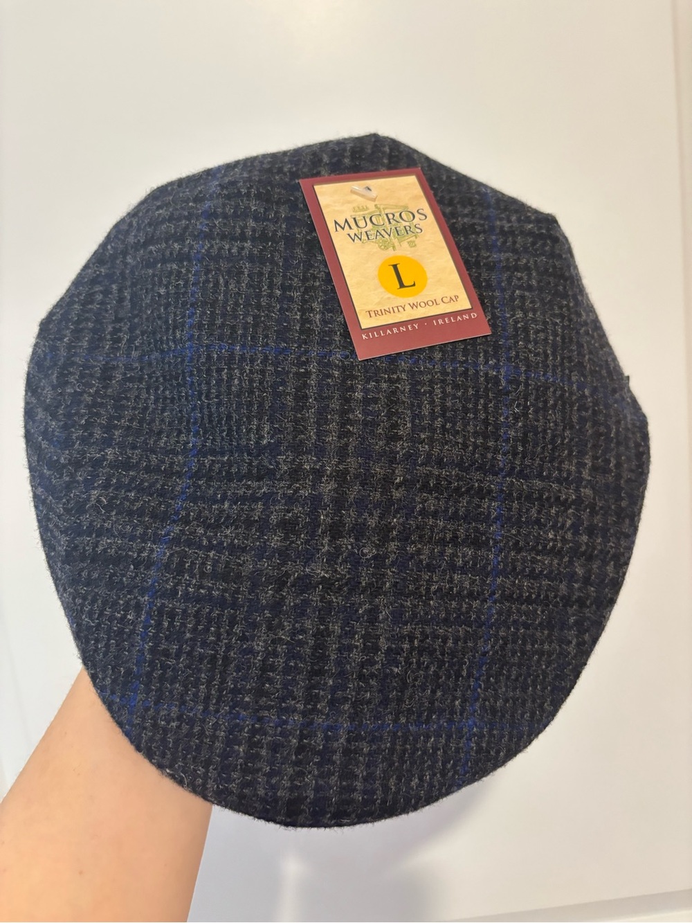 Navy & Gray Trinity Wool Cap